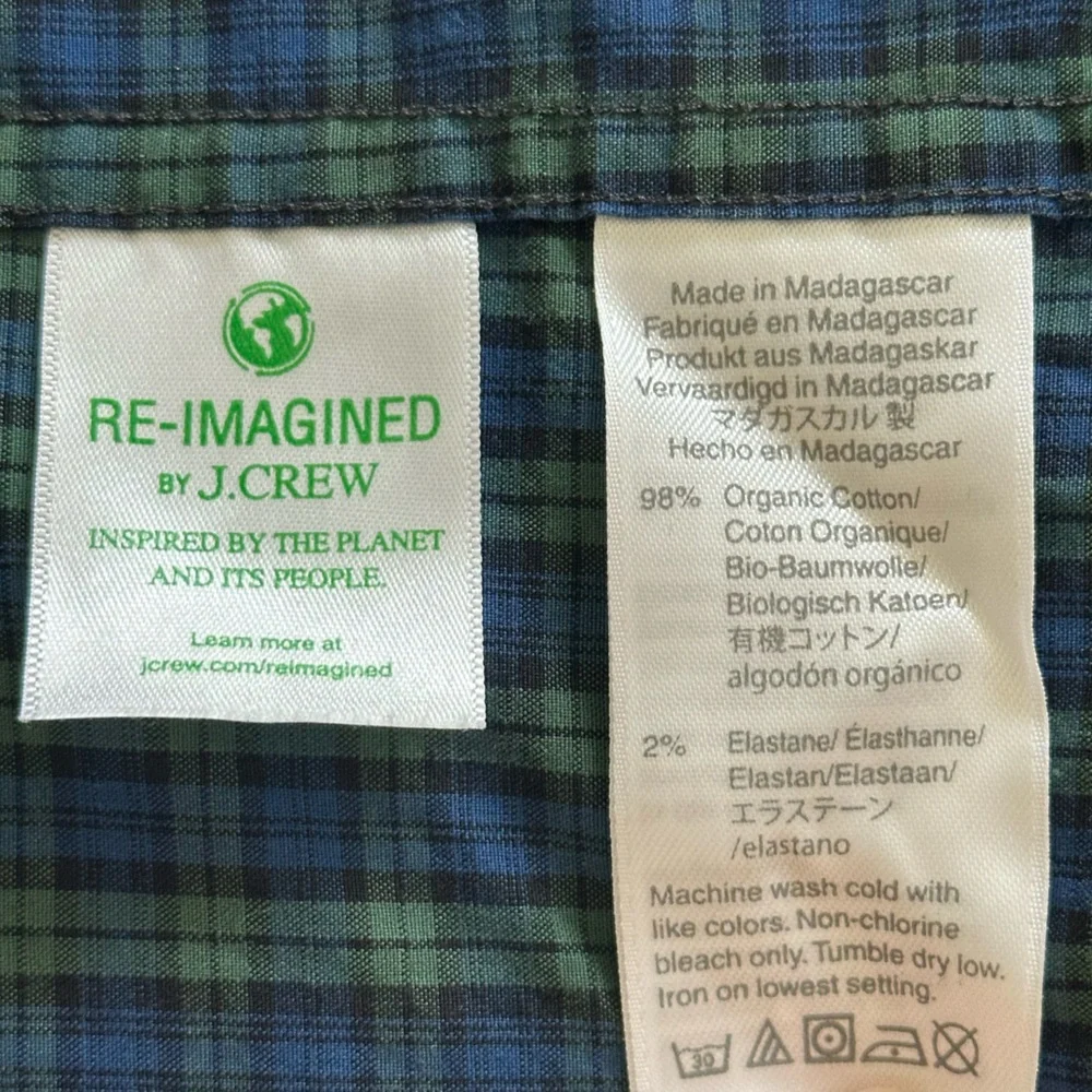 J. Crew Organic Cotton Button Down Shirt